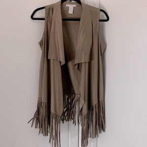 Fringed vest
